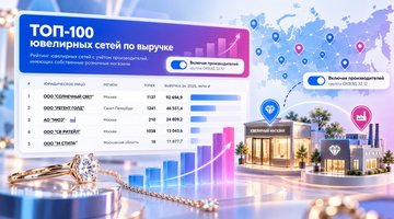 Производители меняют расстановку сил: Uvelir.INFO расширил ТОП-100 ювелирных сетей России по выручке